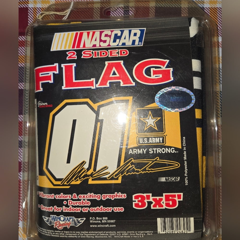 NASCAR 2-Sided Flag Mark Martin
